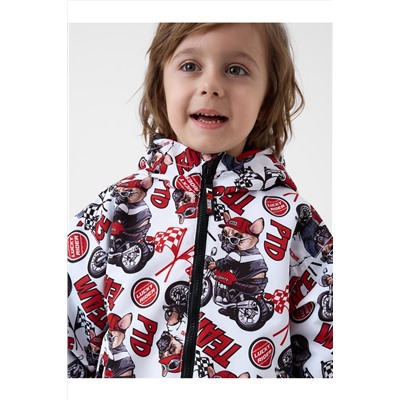 Куртка текстильная с полиуретановым покрытием для мальчиков (ветровка) PLAYTODAY, 1240314