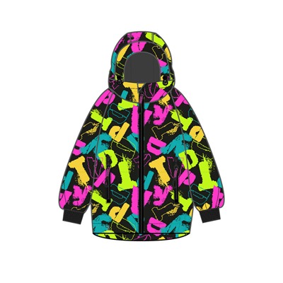 Куртка текстильная с полиуретановым покрытием для девочек (ветровка)