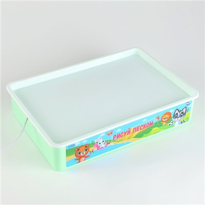 Рисование песком. Планшет «Весёлые животные», 27×39 см