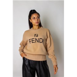 Теплый джемпер F женский арт.1835 (Бежевый)