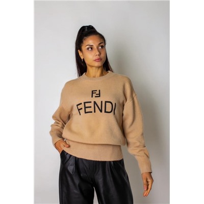 Теплый джемпер F женский арт.1835 (Бежевый)