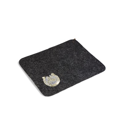 Набор для бани и сауны «На удачу», шерсть 50%, полиэфир 50%, 2 предмета: шапка, коврик