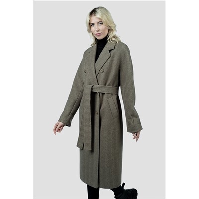 01-12242 Пальто женское демисезонное (пояс)