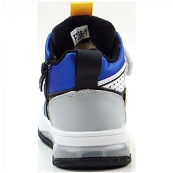 F368-1W сер Ботинки зима для мальчиков (26-31)/8