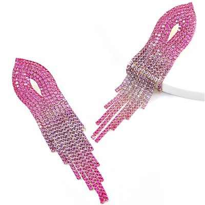 Серьги длинные на гвоздиках арт. 13 1654 (id 259133)