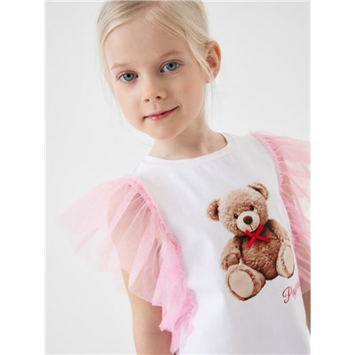 Джемпер трикотажный для девочек (футболка)