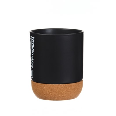 Кружка керамическая с пробковым дном «Будь первым», 400 мл