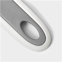 Щётка с ручкой Доляна, с дополнительной щёткой для узких мест, 19.6×5×3 см, щетина 1.6 см