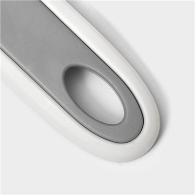 Щётка с ручкой Доляна, с дополнительной щёткой для узких мест, 19.6×5×3 см, щетина 1.6 см