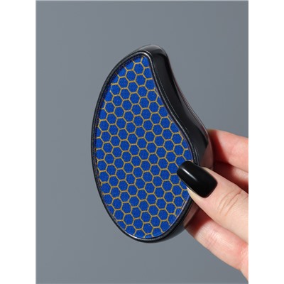 Стеклянная нано-пилка для пяток, 10.5×5.5×3.3 см, в картонной коробке, цвет чёрный