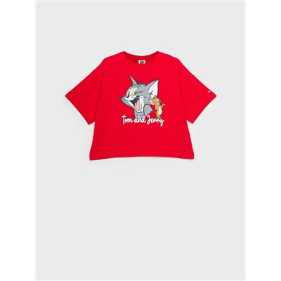 Фуфайка трикотажная для девочек (футболка)