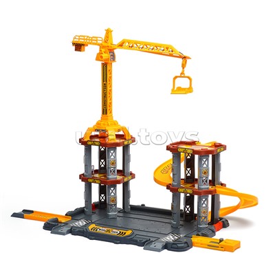 Парковка "Приключения на стройке" (82 предмета) в коробке