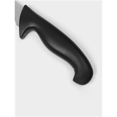 Нож кухонный обвалочный Sharp, лезвие 15.2 см, нержавеющая сталь, чёрная ручка