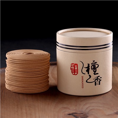 Благовония спиральные «Сандал», 48 однодисковых и 24 двухдисковых спиралей