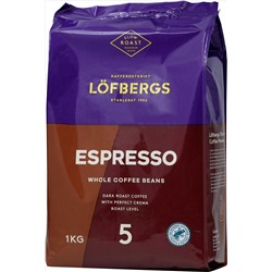 Lofbergs Lila. Espresso (зерновой) 1 кг. мягкая упаковка