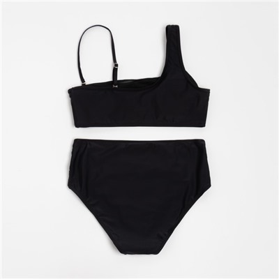 Купальник раздельный со вставками женский MINAKU, черный, размер 48