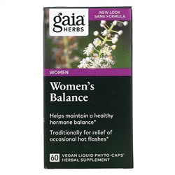 Gaia Herbs, Women's Balance, 60 Veggie Liquid Phyto-Caps