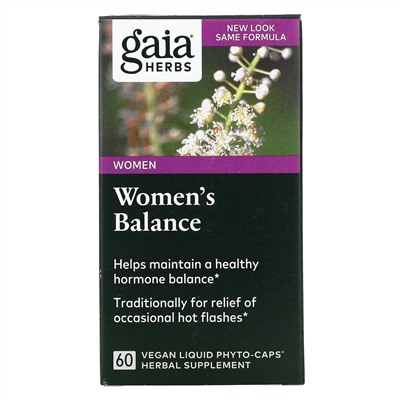 Gaia Herbs, Women's Balance, 60 Veggie Liquid Phyto-Caps