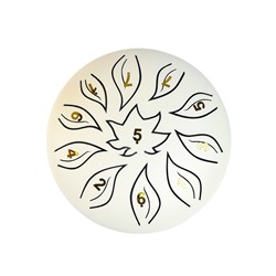 Глюкофон, цветок белый, 11 лепестков, 18×18×11 см