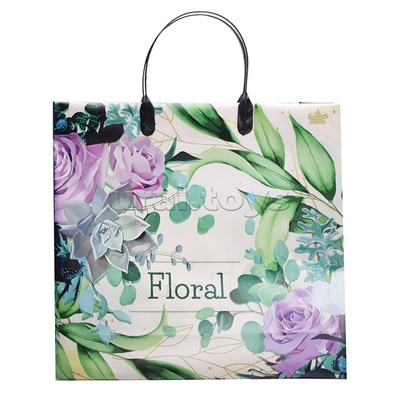 Пакет "Нежное очарование" мягкий пластик (300х300х140)