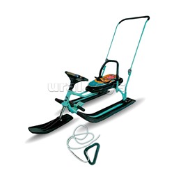 Игрушка Снегокат детский 140 "Go Go" разборный классический c П-образным толкателем (Лакомка)