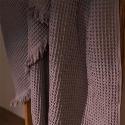 Полотенце вафельное SL HOME: Boho «Софт Мист» 100×180 см, 100% хлопок, 300 г/м²