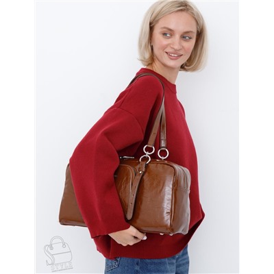 Сумка женская  51155SL brown Velina Fabbiano-Safenta в Новосибирске