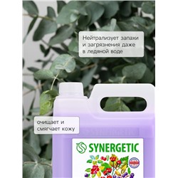 Крем-мыло жидкое SYNERGETIC, биоразлагаемое, для мытья рук и тела «Дикие ягоды», 5 л