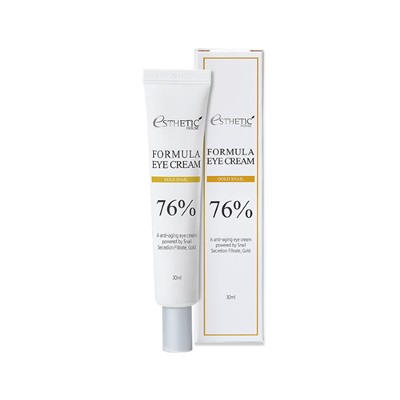 Esthetic House Омолаживающий Крем для век с золотом и улиткой Formula Eye Cream Gold Snail