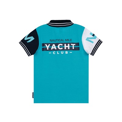 Сорочка трикотажная с воротником поло для мальчиков