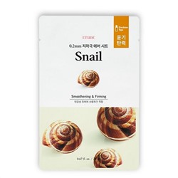 ETUDE Тканевая маска с фильтратом слизи улитки / 0.2 Therapy Air Mask Snail, 20 мл