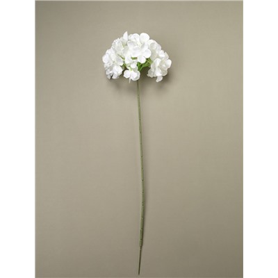 Цветок искусственный БЕЛЫЙ Гортензия 70 см / ZHQ-18 /уп 200/