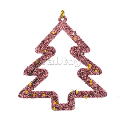 Набор новогодних украшений "Елочки" (2шт.)