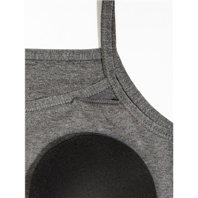 4012-23 Топ для девочки темно-серый (BAYKAR)