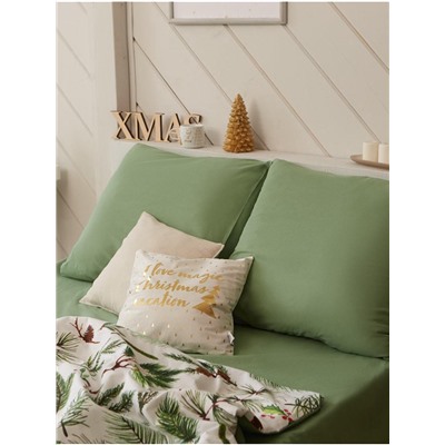 Постельное бельё евро «Этель. Еловые ветви», бязь