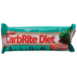 Universal Nutrition, Doctor's CarbRite Diet Bars, Chocolate Mint Cookie, 12 Bars, 2.00 oz (56.7 g) Each
