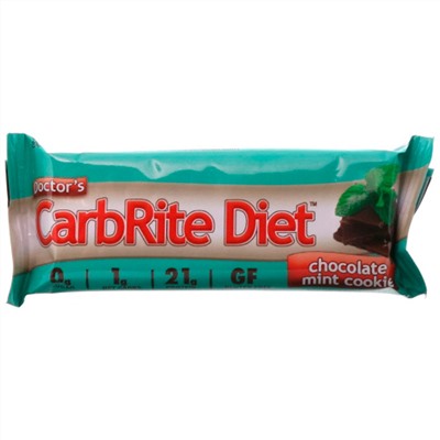 Universal Nutrition, Doctor's CarbRite Diet Bars, Chocolate Mint Cookie, 12 Bars, 2.00 oz (56.7 g) Each