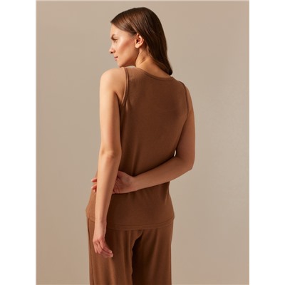 Майка домашняя женская SL HOME Soft Home, размер L, кофейная