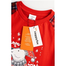 Детская новогодняя пижама Happyfox