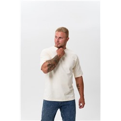 Футболка оверсайз мужская 14414 (Молочный)