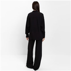 Костюм женский (рубашка, брюки) MIST, размер 42, чёрный
