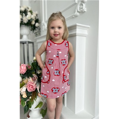 Сарафан 5105 детский (Красный)