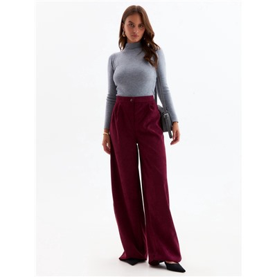 Джемпер женский с горлом MINAKU, серый, размер 42-44