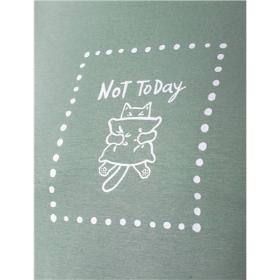 Футболка с принтом свободная эластичная из премиального хлопка