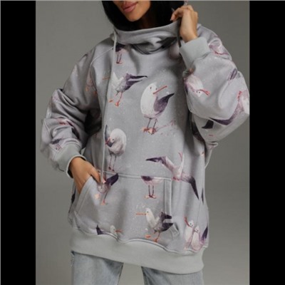 Худи женское Ваниль (Голубой)