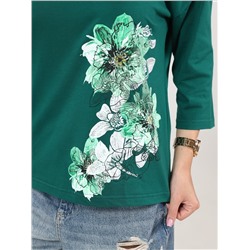 Мимулус - футболка зеленый