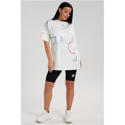 Футболка оверсайз женская Авила (Экрю)