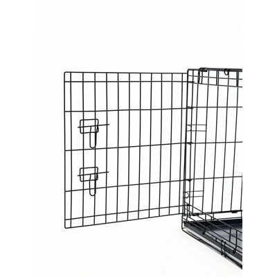 Клетка для собак №4 с металлическим поддоном, складная, 94×64×72 см