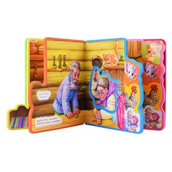 Курочка ряба (eva с закл. и пазлами) 5 разв., 5 пазлов