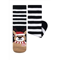 Детские хлопковые носки с принтом, цвет синий